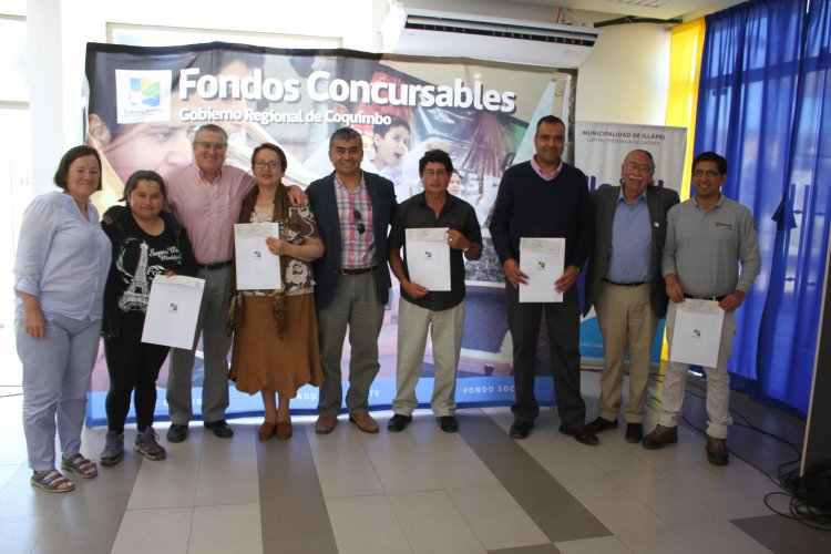Más de 30 ganadores de Choapa recibieron los fondos concursables del Gobierno Regional