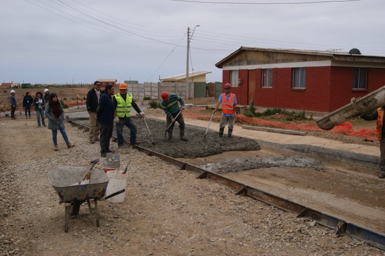 CORE acelera proceso de término del proyecto de Alcantarillado y Urbanización en Huentelauquén Norte