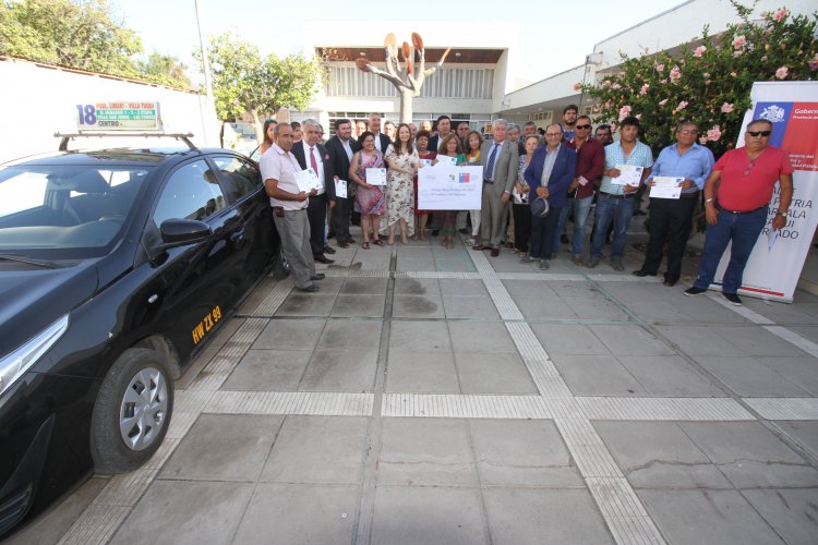 77 nuevos colectivos en Ovalle apuntan a mejorar el servicio del transporte menor en la capital del Limarí
