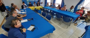 Actores del Choapa y autoridades regionales abordan alternativas para mejorar la seguridad vial en cuesta Cavilolén