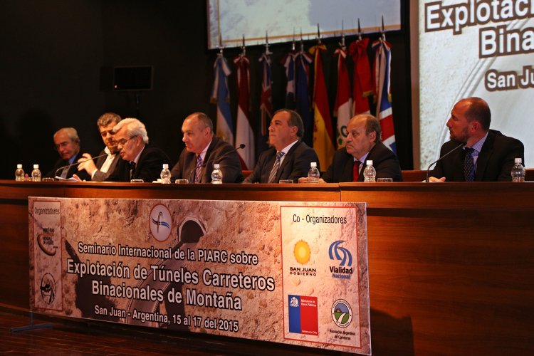 San Juan: con una buena evaluación general culminó el Seminario de Túneles Carreteros Binacionales de Montaña