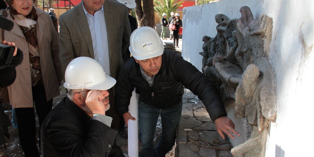 Un 23% de avance presenta remodelación de Plaza de Armas de Vicuña