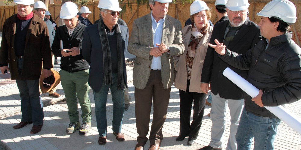 Un 23% de avance presenta remodelación de Plaza de Armas de Vicuña