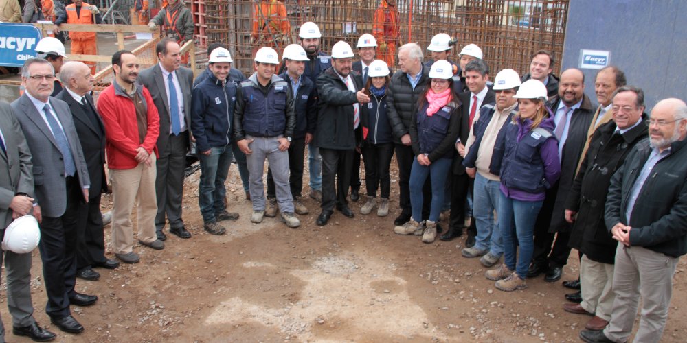 Autoridades recorren edificio consistorial de Coquimbo que presenta más de un 40% de avance