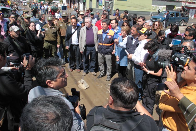 Presidenta de la República recorrió la región de Coquimbo para evaluar magnitud de los daños y dialogar con damnificados