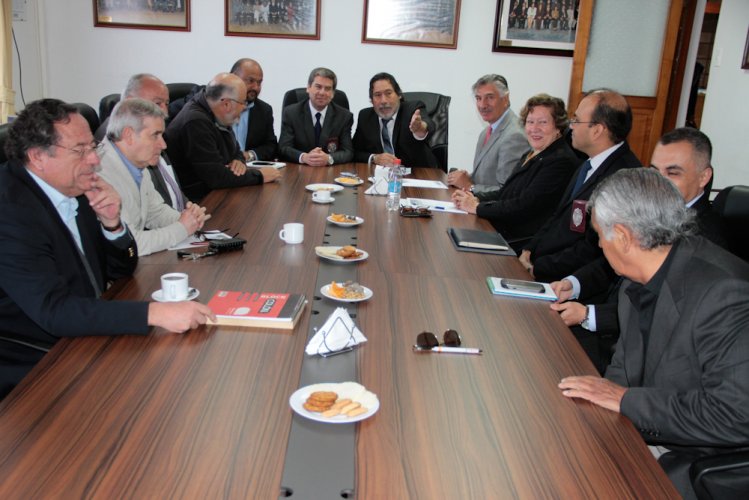 Nuevo jefe regional de la PDI Prefecto Mauricio Mardones presenta saludos protocolares al CORE