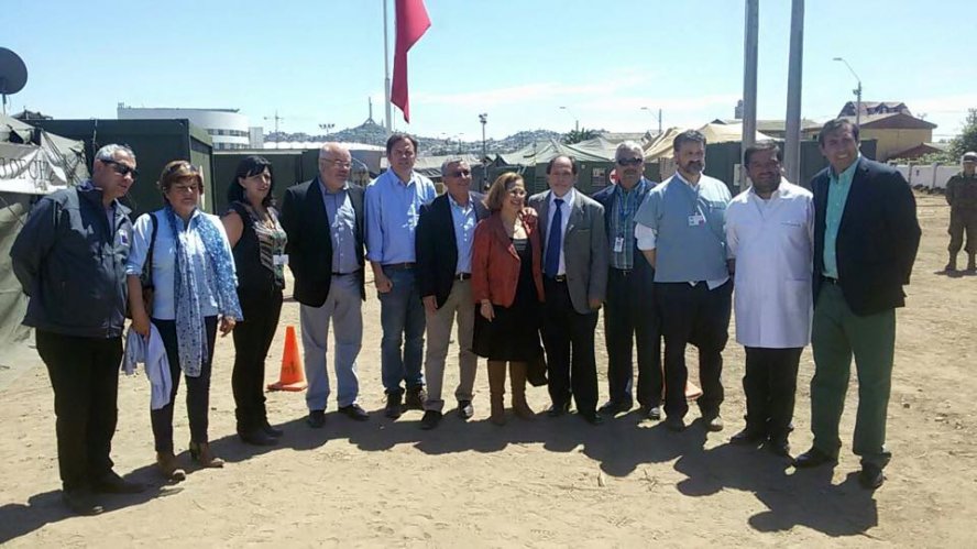 CORE visita hospital de Campaña del Ejército en Coquimbo