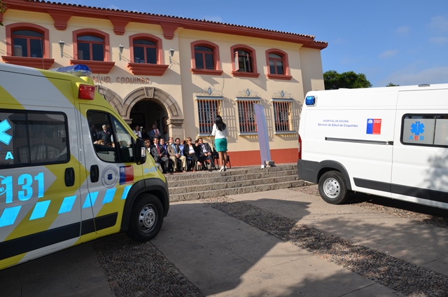 Entregan ocho ambulancias para seis hospitales de la región
