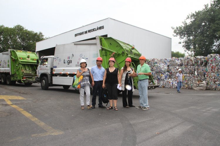 Vecinos de La Herradura adquieren nuevas experiencias en reciclaje en Sao Paulo
