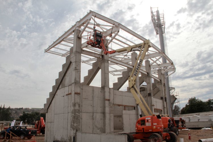 Estadio de Ovalle alcanza un 57% de avance en sus obras