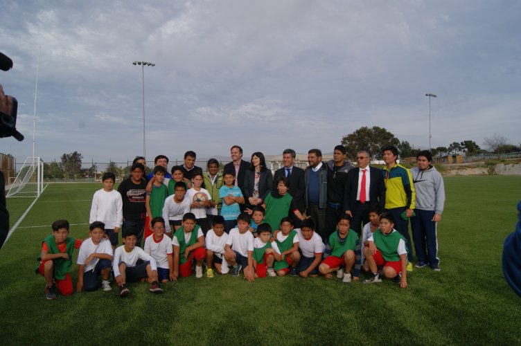 Ministra del Deporte Natalia Riffo, inspeccionó recinto deportivo construido en la Pampilla en Coquimbo