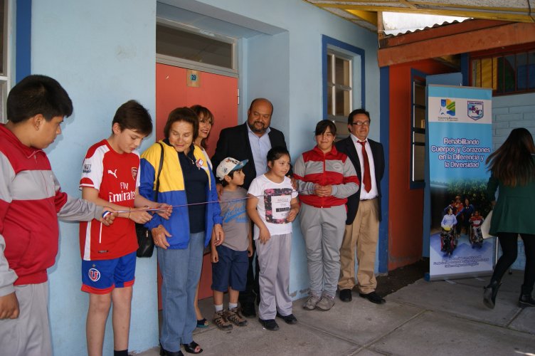 Habilitan sala kinésica para atender a escolares con discapacidad motriz de Coquimbo
