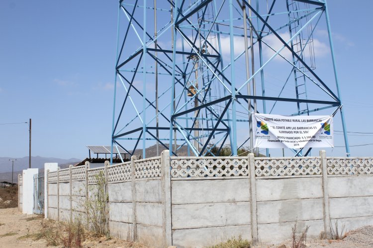 Vecinos del Comité APR de Las Barrancas ya cuentan con energía eléctrica fotovoltaica