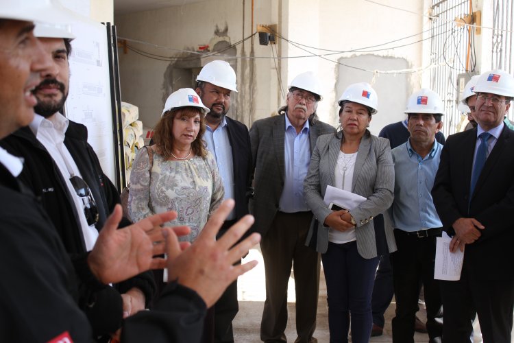 Constatan avance de obras de remodelación del Museo Arqueológico de La Serena