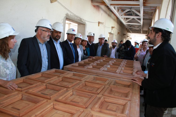 Constatan avance de obras de remodelación del Museo Arqueológico de La Serena