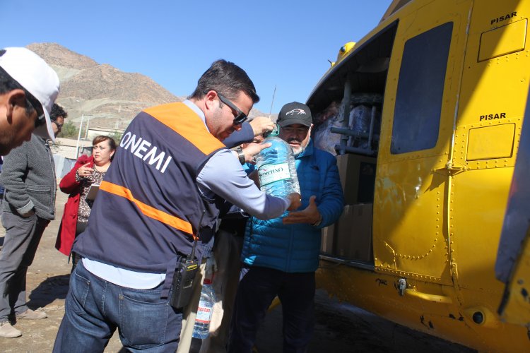 Gobierno Regional y municipio de La Higuera coordinan entrega de ayuda a crianceros afectados por temporal