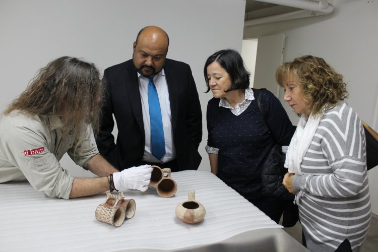 CORE y Museo Arqueológico buscan solución para almacenar restos arqueológicos de sitio El Olivar