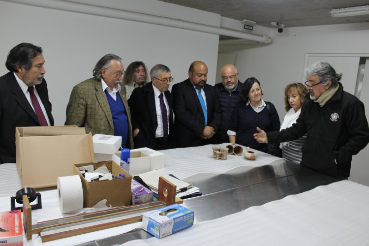 CORE y Museo Arqueológico buscan solución para almacenar restos arqueológicos de sitio El Olivar