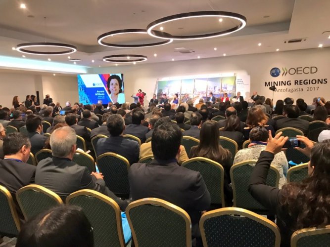 Consejero Marcelo Castagneto participa en primer encuentro OCDE sobre regiones mineras