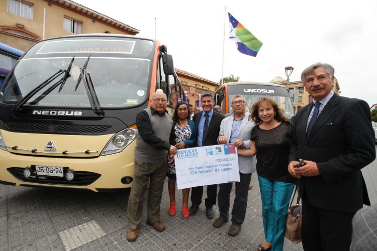 Más de $840 millones son entregados para la renovación de microbuses y colectivos en la región