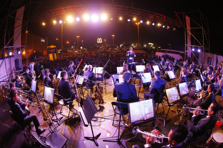 Con recursos del Fondo de Cultura del Gobierno Regional PDI ofreció Concierto Sinfónico gratuito en La Serena