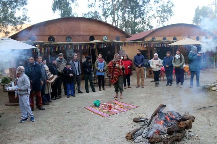 Celebran el Año Nuevo Andino en Aldea Elquina con rogativas para el nuevo periodo