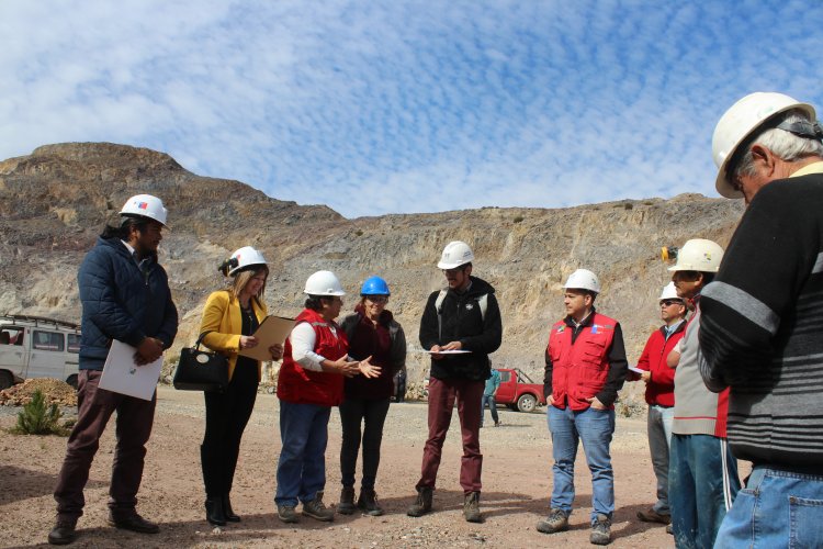 Pirquineros de Andacollo cuentan con nueva maquinaria para trabajar en el Rajo Las Loas