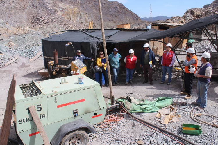 Pirquineros de Andacollo cuentan con nueva maquinaria para trabajar en el Rajo Las Loas