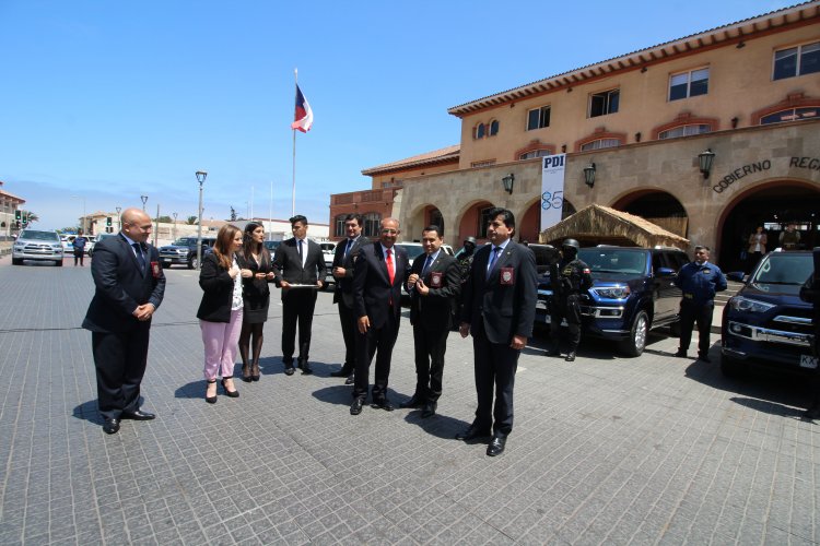 Gobierno Regional financia la adquisición de 21 vehículos para la Policía de Investigaciones