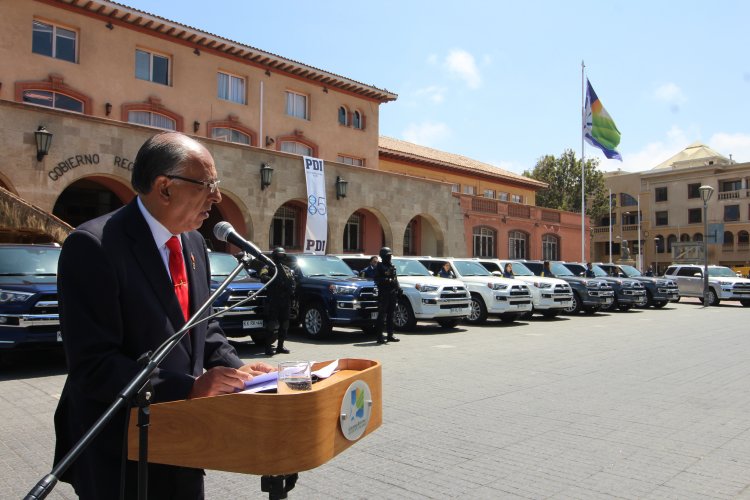 Gobierno Regional financia la adquisición de 21 vehículos para la Policía de Investigaciones