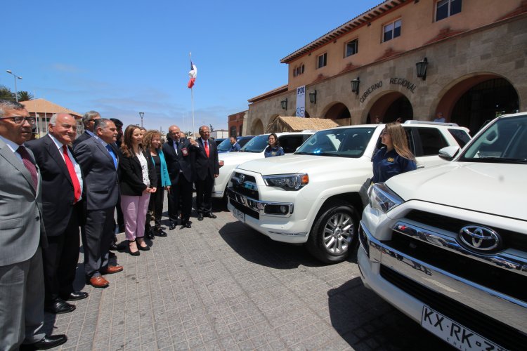 Gobierno Regional financia la adquisición de 21 vehículos para la Policía de Investigaciones