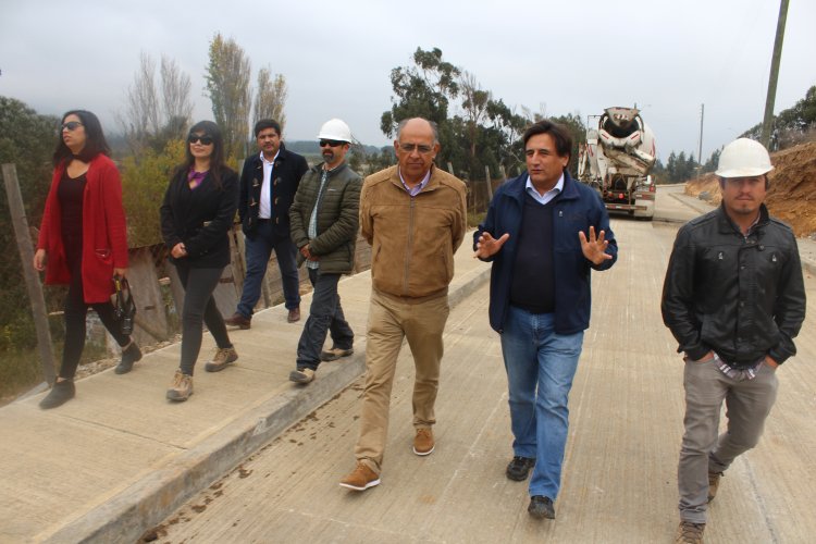 Más del 90% de avance presentan obras de alcantarillado y urbanización en Huentelauquén Norte