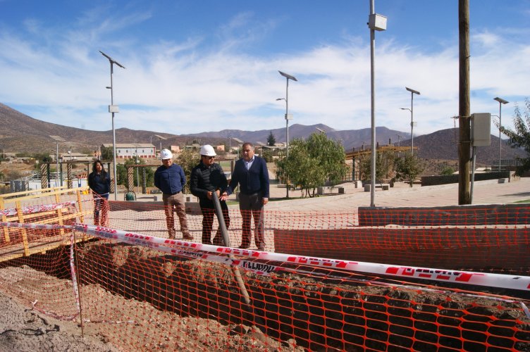 Obras de urbanización en La Higuera registran un 32% de avance