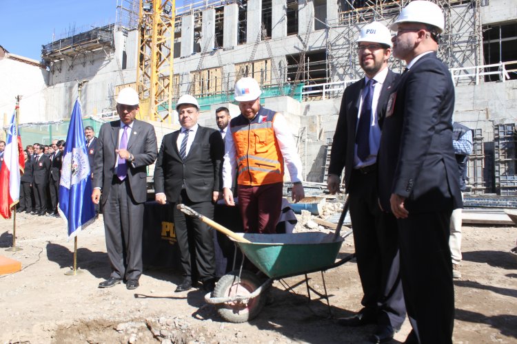 Más de 30% de avance tiene el nuevo edificio de la BICRIM en Coquimbo