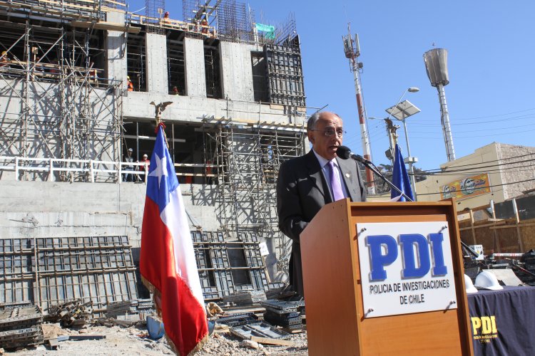 Más de 30% de avance tiene el nuevo edificio de la BICRIM en Coquimbo