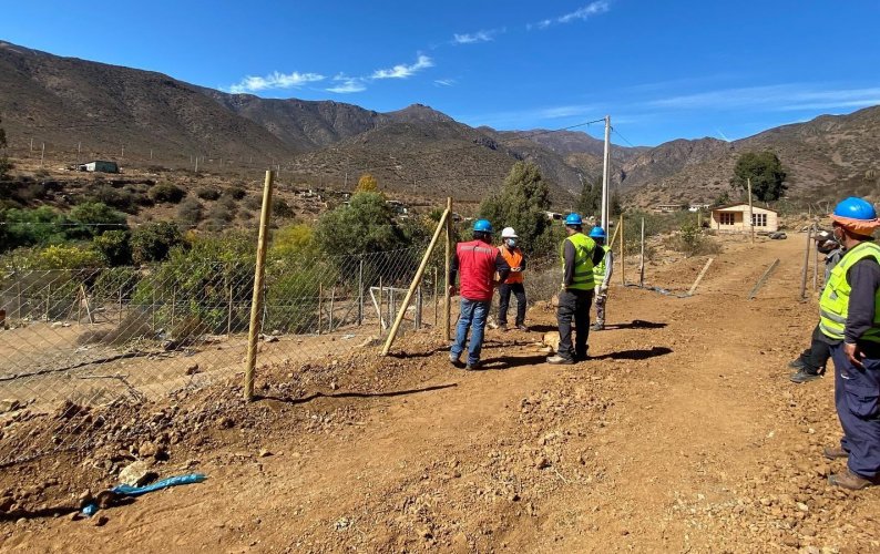 A fines de julio 40 familias de Andacollo por fin contarán con luz eléctrica
