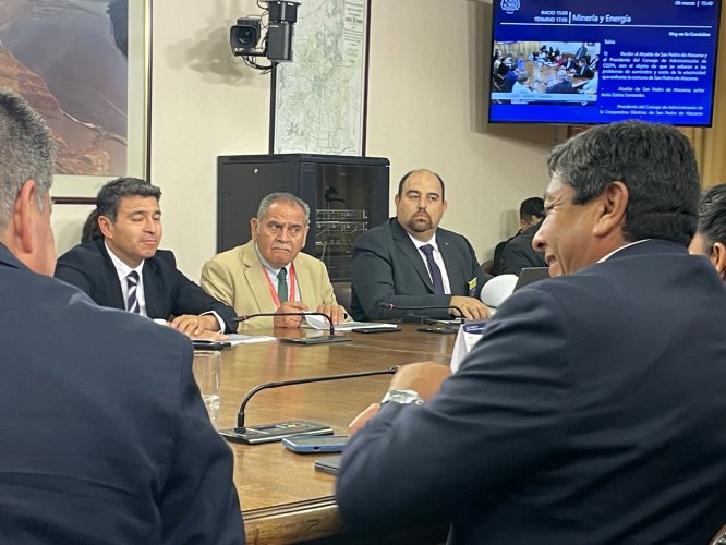 Consejeros acuden a diputados de la comisión de energía y minería para apurar proyectos de electrificación rural