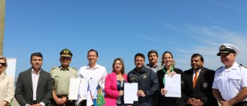 Firman convenios para proyectos que reforzarán seguridad en el borde costero de La Serena y Coquimbo