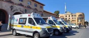 Gobierno Regional entrega tres nuevas ambulancias para Monte Patria y Punitaqui