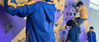 Deportista de Escalada Deportiva cierra proyecto con clase demostrativa a niños y niñas de Escuela de Paihuano