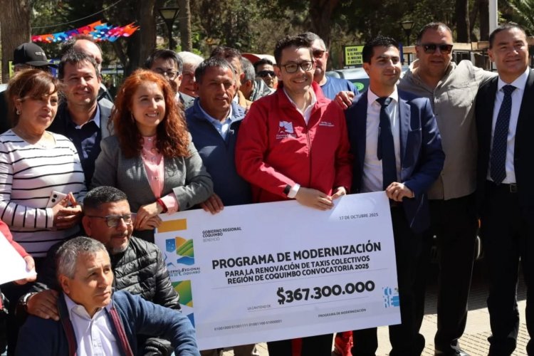 Ovalle da el salto a la electromovilidad con nuevos taxis colectivos eléctricos e híbridos