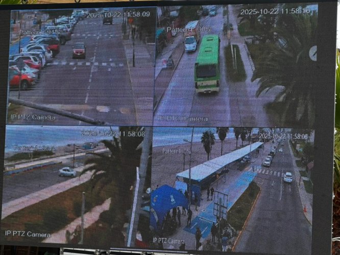 Cámaras de televigilancia refuerzan seguridad y el turismo en el borde costero de Coquimbo