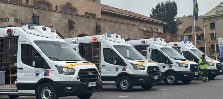 La Serena contará con tres nuevas ambulancias para el traslado de pacientes ante emergencias