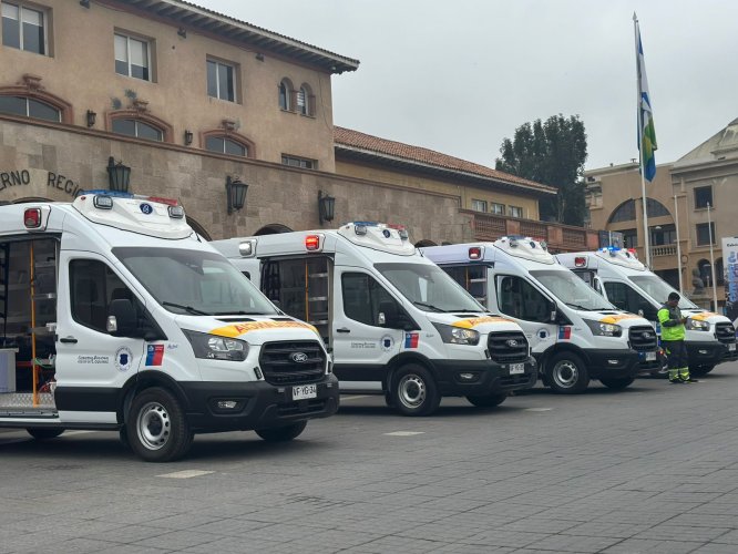 La Serena contará con tres nuevas ambulancias para el traslado de pacientes ante emergencias
