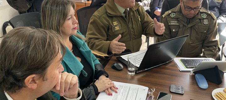 Comisión de Régimen Interno analiza cartera de proyectos de seguridad junto a Carabineros y Fiscalía Regional