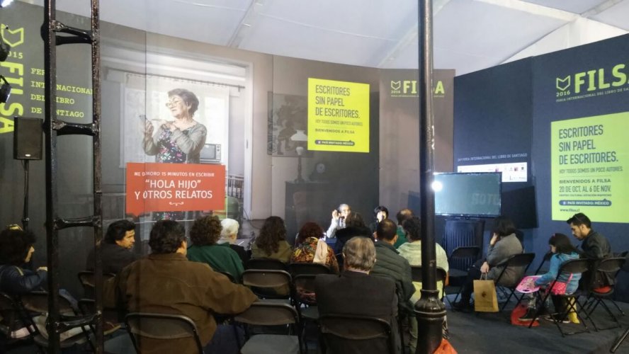 Escritora de Choapa Ana Leyton presenta libro Extrañas Pasajeras, en la FILSA 2016 Escritora de Choapa Ana Leyton presenta libro Extrañas Pasajeras, en la FILSA 2016