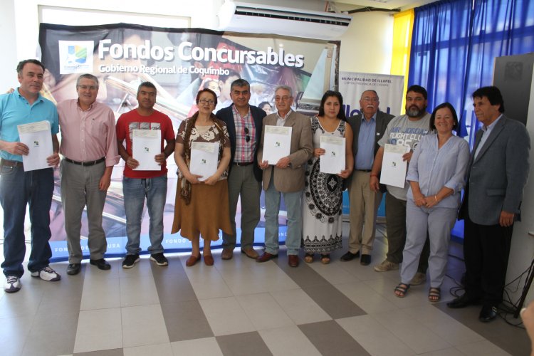 Más de 30 ganadores de Choapa recibieron los fondos concursables del Gobierno Regional