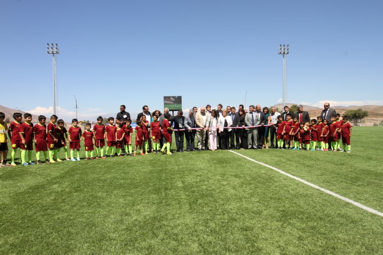 Presidenta inaugura dos estadios en la Región de Coquimbo Presidenta inaugura dos estadios en la Región de Coquimbo