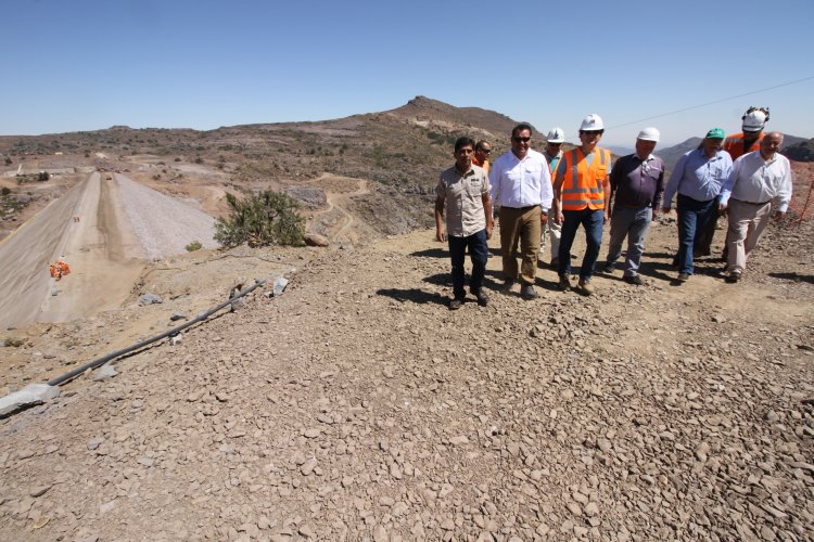 Más de un 70% de avance presenta embalse Valle Hermoso de Combarbalá Más de un 70% de avance presenta embalse Valle Hermoso de Combarbalá