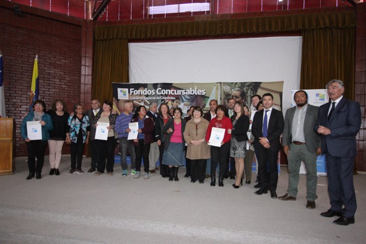 117 ganadores de Limarí se adjudicaron fondos concursables del Gobierno Regional